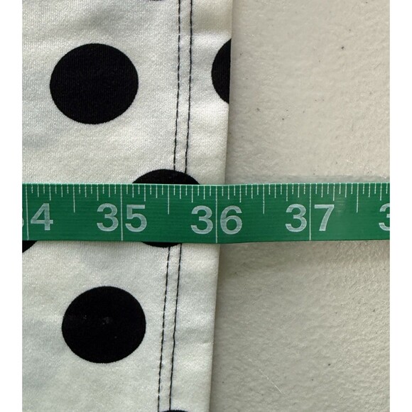 Women’s Mod Retro Polka Dot Graphic Print Shift Dress Colorblock Artsy Bold Sz M - Picture 8 of 8